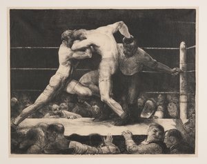 Jeleń u Sharkeya autorstwa George Wesley Bellows