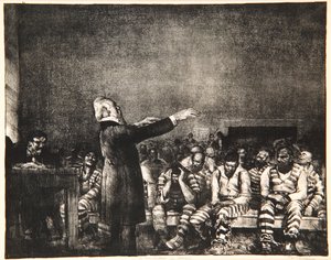 Błogosławieństwo w Gruzji, 1916 autorstwa George Wesley Bellows