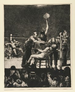 Między rundami nr 1 autorstwa George Wesley Bellows