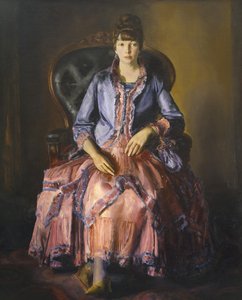 Emma w fioletowej sukience autorstwa George Wesley Bellows