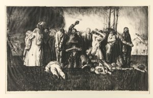 Masakra: seria wojenna autorstwa George Wesley Bellows