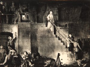 Morderstwo Edith Cavell autorstwa George Wesley Bellows