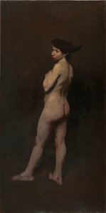 Akt, panna Bentham, Nowy Jork, 1906