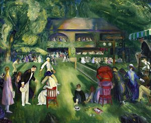 Realizm: tenis w Newport par Bellows, George (1882-1925) autorstwa George Wesley Bellows