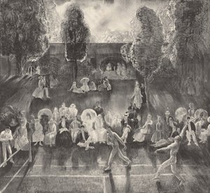Tenis, 1920. autorstwa George Wesley Bellows