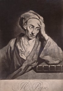 Alexander Pope, angielski poeta i satyryk, c1732 1894 autorstwa George White