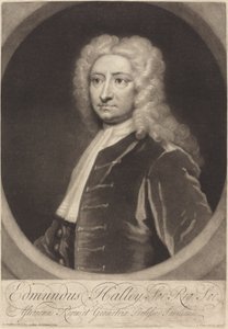 Edmund Halley autorstwa George White after Sir Godfrey Kneller