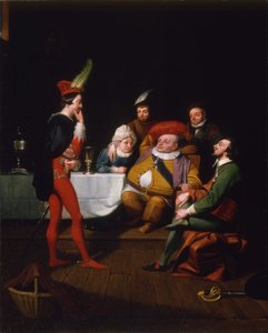 Falstaff grający Henryka IV, ok. 1834 r.