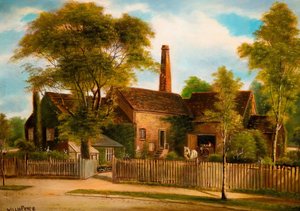 Sarehole Mill, koniec XIX-początek XX wieku. autorstwa George Willis Pryce