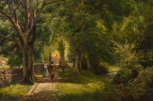The Woods, Betts-Y-Coed autorstwa George Wimpenny