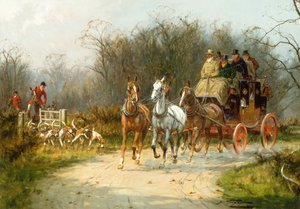 Listopadowy poranek (olej na płótnie)