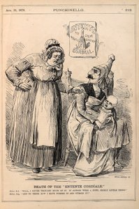 Śmierć Entente Cordiale, 1870 (drewno) autorstwa George and Hammar, George Wevill