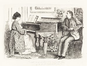 — …I mgła czy blask, popłynęłabym z nim, gdyby popłynął ze mną… autorstwa George du Maurier