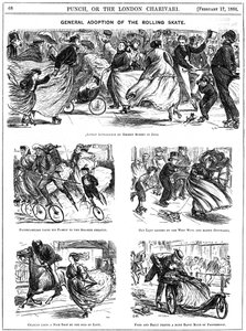 Ogólne Przyjęcie Rolki. Kreskówki George du Maurier z Punch autorstwa George du Maurier