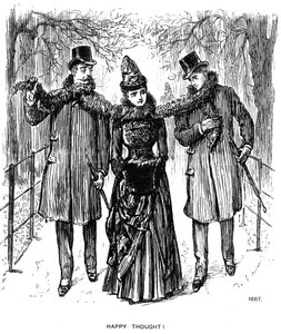 Szczęśliwa myśl!, 1887 1891. autorstwa George du Maurier