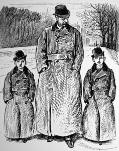 Telegram szylinga autorstwa George du Maurier