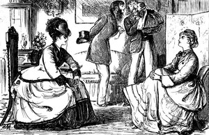 Angielskie pary z wyższych klas autorstwa George du Maurier