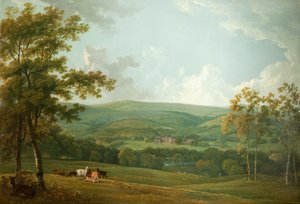 Odległy widok Towneley Hall, ok. 1777