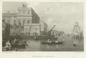 Szpital w Greenwich autorstwa George the Elder Chambers