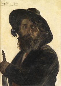 Podróżujący gracz, 1879 autorstwa George van den Bos