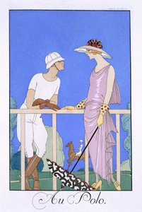 W Polo autorstwa Georges (after) Barbier