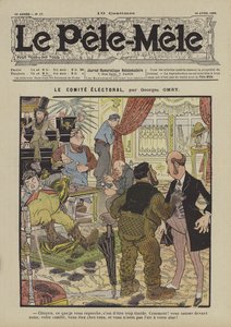 Komitet wyborczy. Ilustracja do Le Pele-Mele, 1906