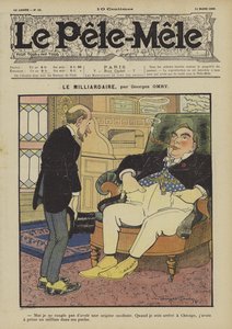 Miliarder. Ilustracja do Le Pele-Mele, 1906 autorstwa Georges Antonin Henri Mory