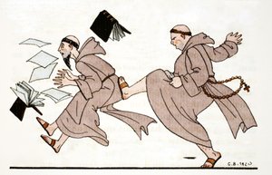 Ścigany przez opata autorstwa Georges Barbier