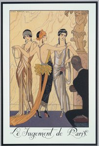 Falbalas et Fanfreluches, Almanach na rok 1924, Sąd Paryski, George Barbier, druk