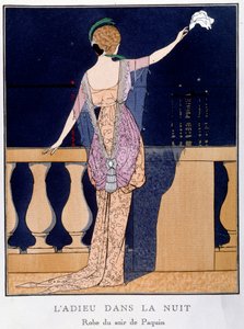 Pożegnanie w nocy autorstwa Georges Barbier
