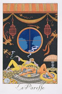 Lenistwo autorstwa Georges Barbier