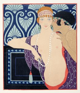 The Three Beauties of Mnasidika, ilustracja z Les Chansons de Bilitis autorstwa Pierre