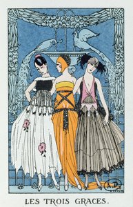 Trzy Gracje autorstwa Georges Barbier