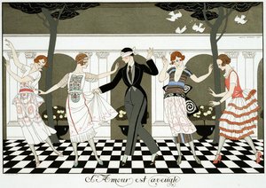 Miłość jest ślepa autorstwa Georges Barbier
