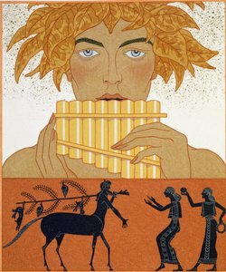Pan Piper, ilustracja z „Les Mythes” Paula Valery