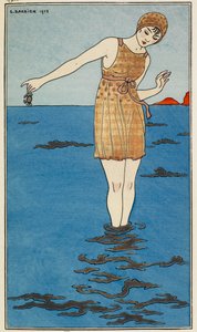 Stroje kąpielowe autorstwa Georges Barbier