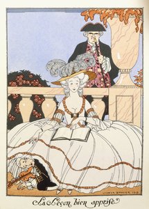 Lekcja dobrze wyuczona autorstwa Georges Barbier
