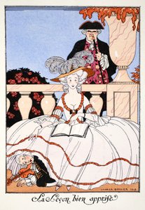Dobrze odrobiona lekcja autorstwa Georges Barbier