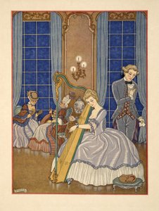 Valmont Uwodzi swoją ofiarę, ilustracja z „Les Liaisons Dangereuses” Pierre
