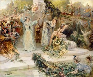 Festiwal, autorstwa Georges Clairin