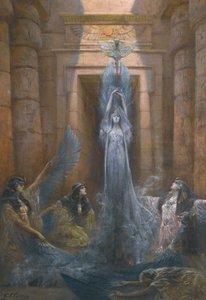 Bogini Neith autorstwa Georges Clairin