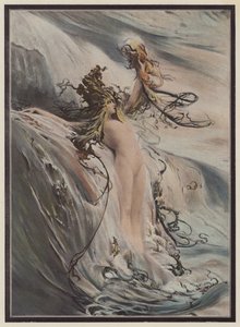 Wielka fala (kolor lito) autorstwa Georges Clairin