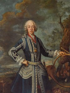 Maksymilian III Józef w stroju myśliwskim (olej na płótnie)