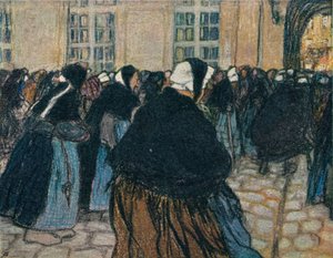 Powrót do hospicjum De La Salpetriere, c1911