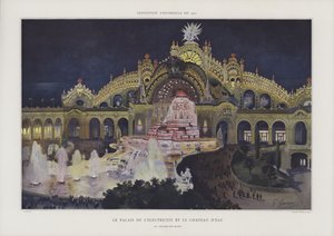 Palais de lElectricite i Chateau de lEau na Polu Marsowym, Exposition Universelle 1900