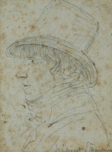 Jacques Hebert (1757-94) (ołówek na papierze) autorstwa Georges Francois Gabriel