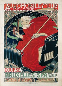 Automobilklub Belgia. Wyścig Bruksela - Spa, 1898.