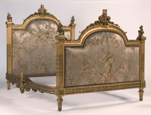 Łóżko, XVIII wiek. autorstwa Georges Jacob