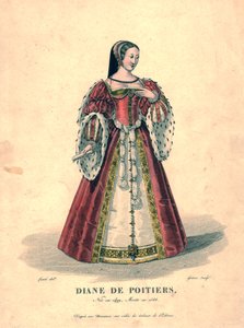 Diane de Poitiers, początek XIX wieku.