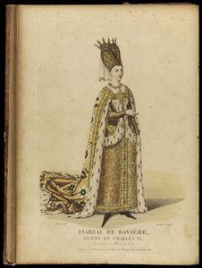 Izabea Bawarska, królowa Francji, koniec XVIII w.